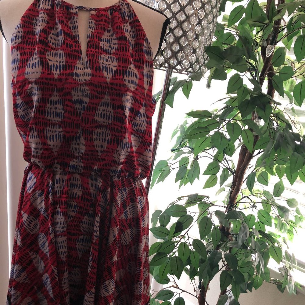 Maggy London Pom Ball Swing Dress
